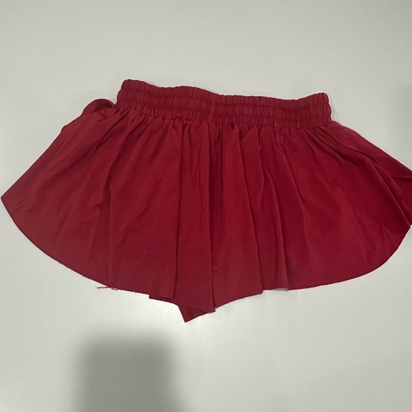Keiki Kona Women's Red Flutter Shorts - Picture 4 of 4